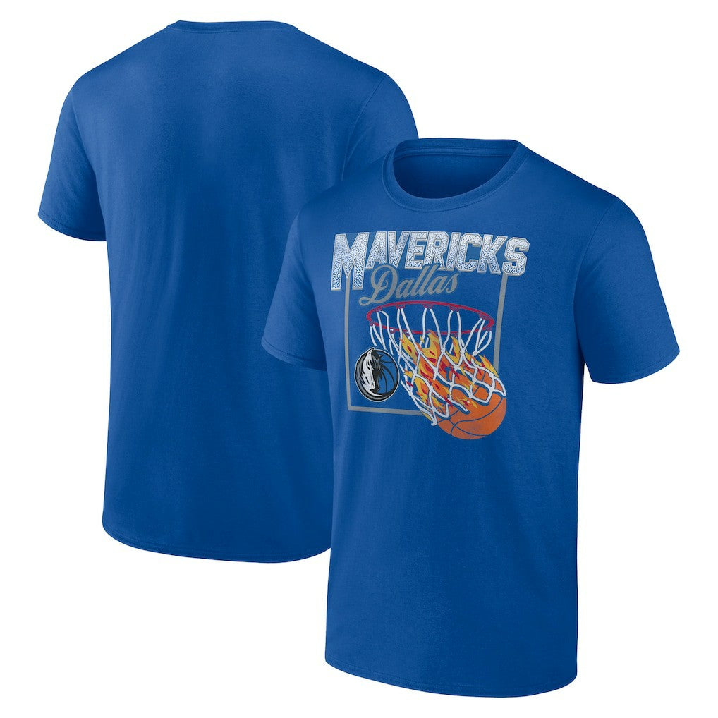 Blue Dallas Mavericks Alley Oop T-Shirt sale | NBA