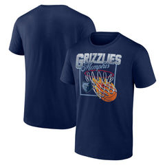 Navy Memphis Grizzlies Alley Oop T-Shirt | NBA