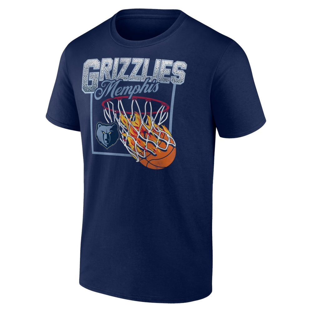 Navy Memphis Grizzlies Alley Oop T-Shirt | NBA