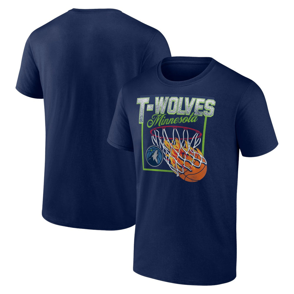 Navy Minnesota Timberwolves Alley Oop T-Shirt | NBA