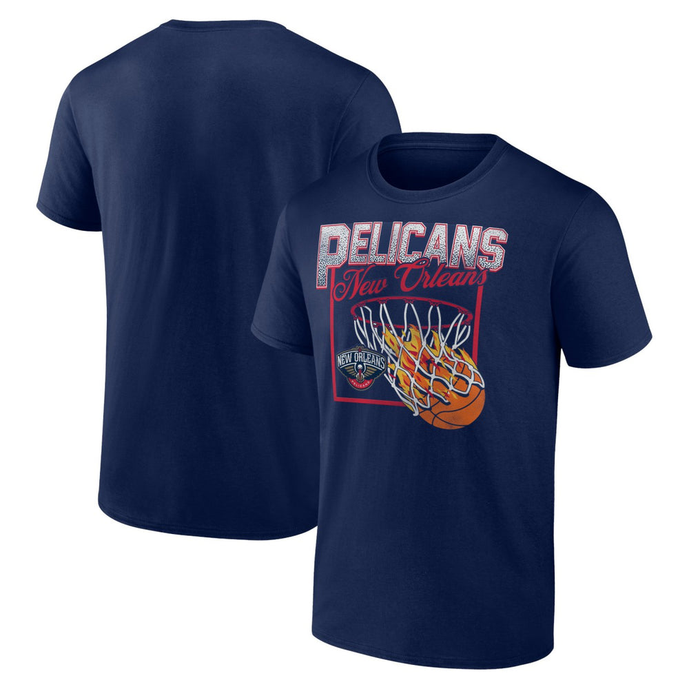 Navy New Orleans Pelicans Alley Oop T-Shirt | NBA
