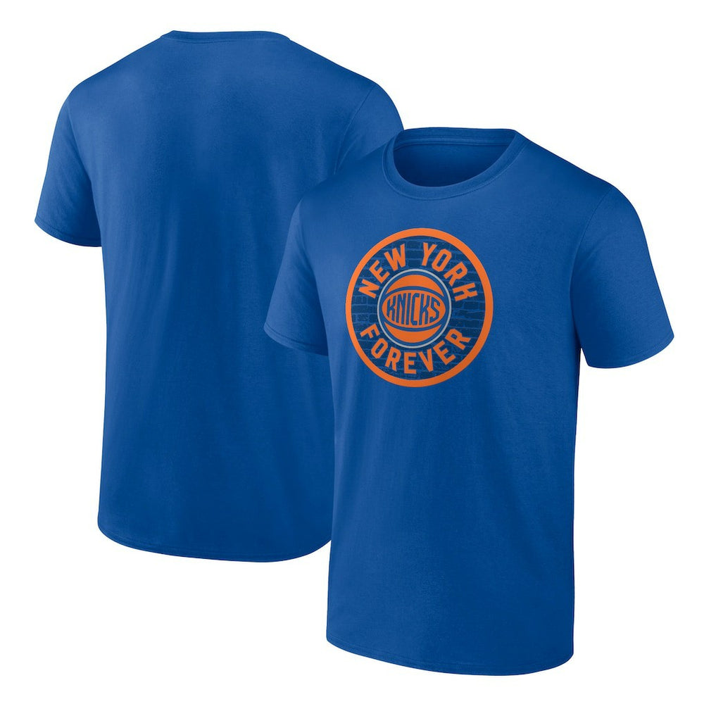 Blue New York Knicks Tip-Off T-Shirt | NBA