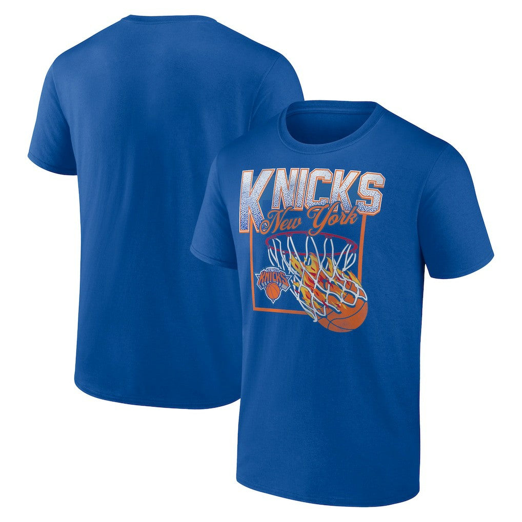 Blue New York Knicks Alley Oop T-Shirt | NBA
