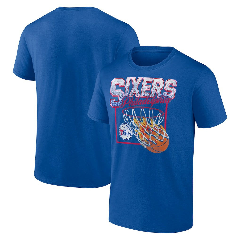 Royal Philadelphia 76ers Alley Oop T-Shirt | NBA