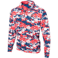 Los Angeles Angels Digital Camo Performance Quarter-Zip Pullover Jacket - MLB Jackets
