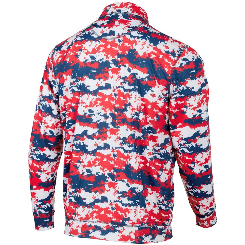 Los Angeles Angels Digital Camo Performance Quarter-Zip Pullover Jacket - MLB Jackets