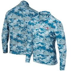 Toronto Blue Jays Digital Camo Performance Quarter-Zip Pullover Jacket - MLB Jackets