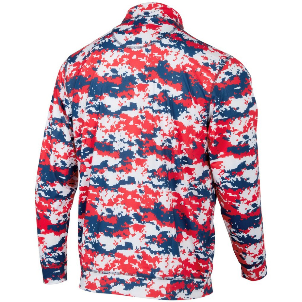 Washington Nationals Digital Camo Performance Quarter-Zip Pullover Jacket - MLB Jackets