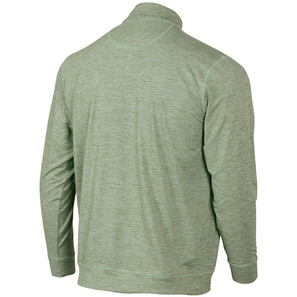 Seattle Mariners Peached Marled Yarn Quarter-Zip Pullover Jacket - MLB Jackets