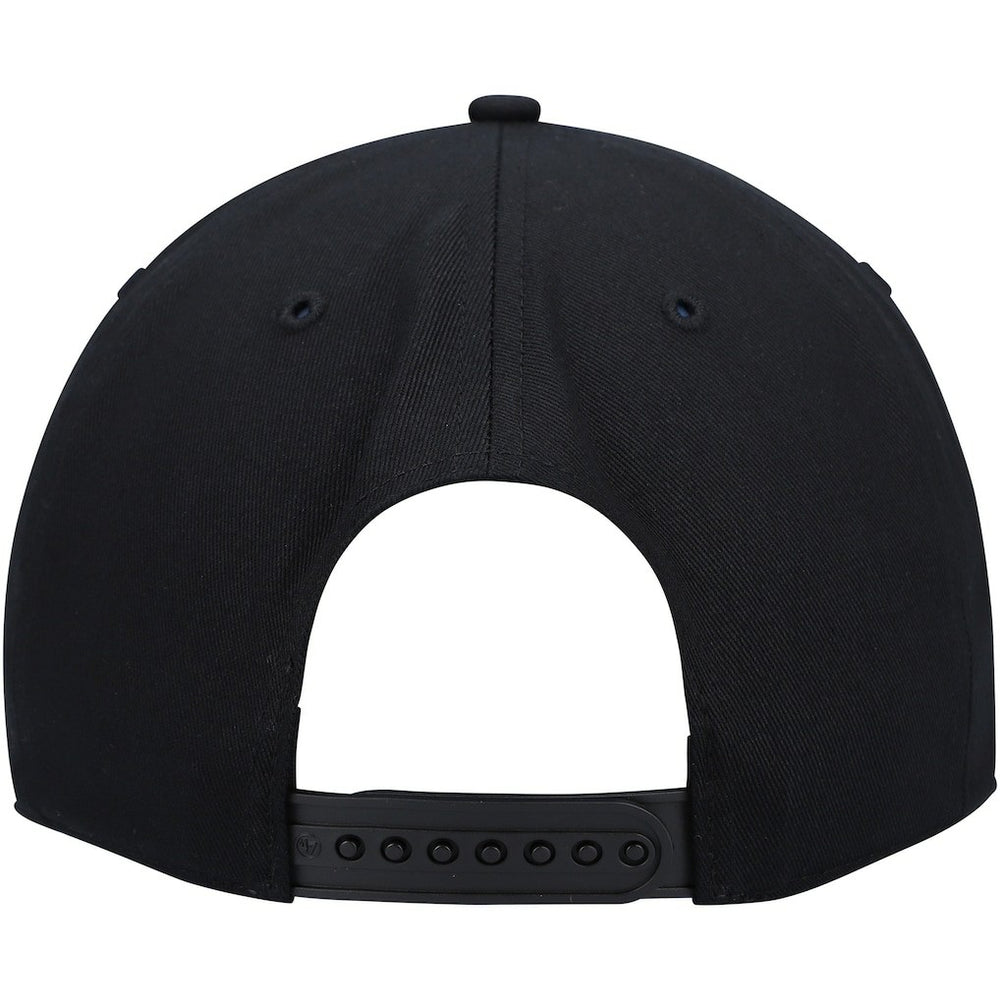 Black Indiana Pacers '47 Crosstown Script Hitch Snapback Hat | NBA