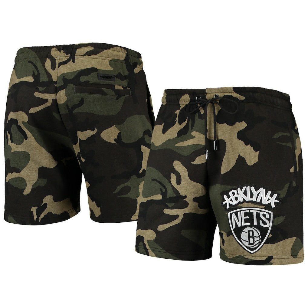 Camo Brooklyn Nets Pro Standard Team Shorts | NBA