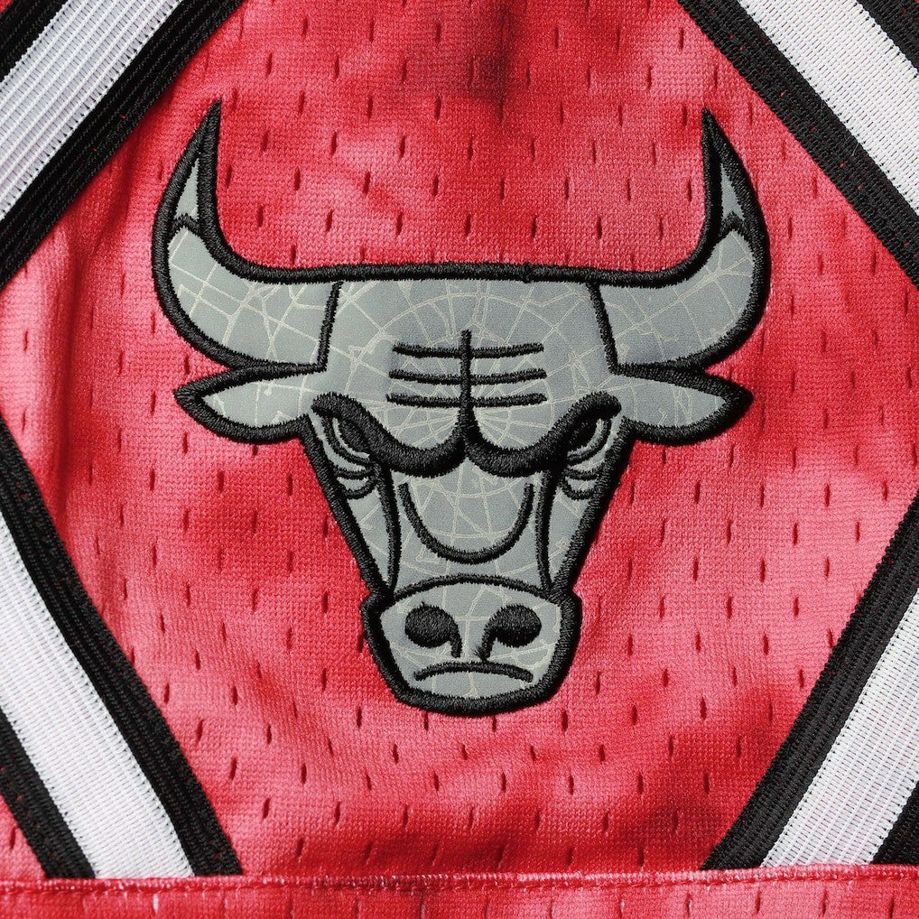 Red Chicago Bulls Hardwood Classics 1997 Galaxy Swingman Shorts | NBA