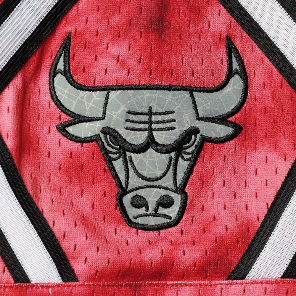 Red Chicago Bulls Hardwood Classics 1997 Galaxy Swingman Shorts | NBA