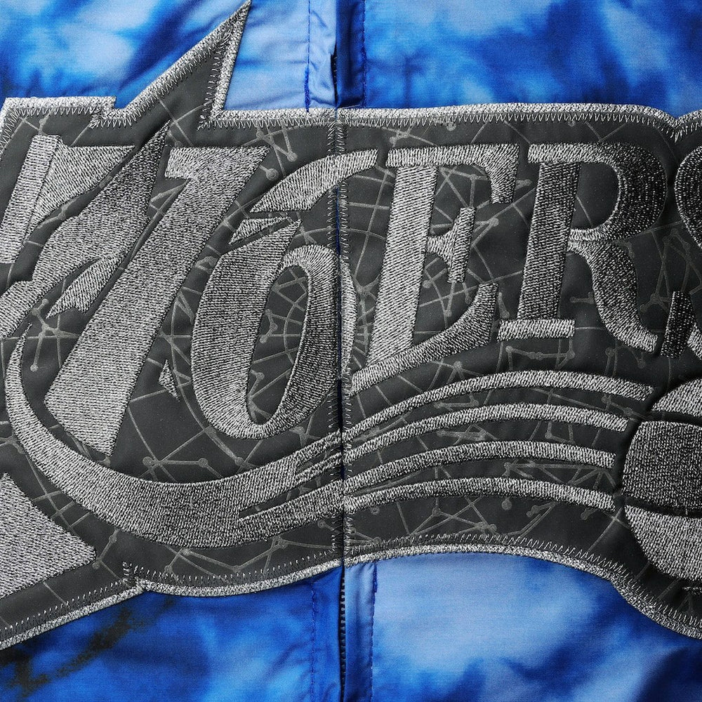 Royal Philadelphia 76ers Women's Galaxy Sublimated Windbreaker Pullover Full-Zip Hoodie | NBA