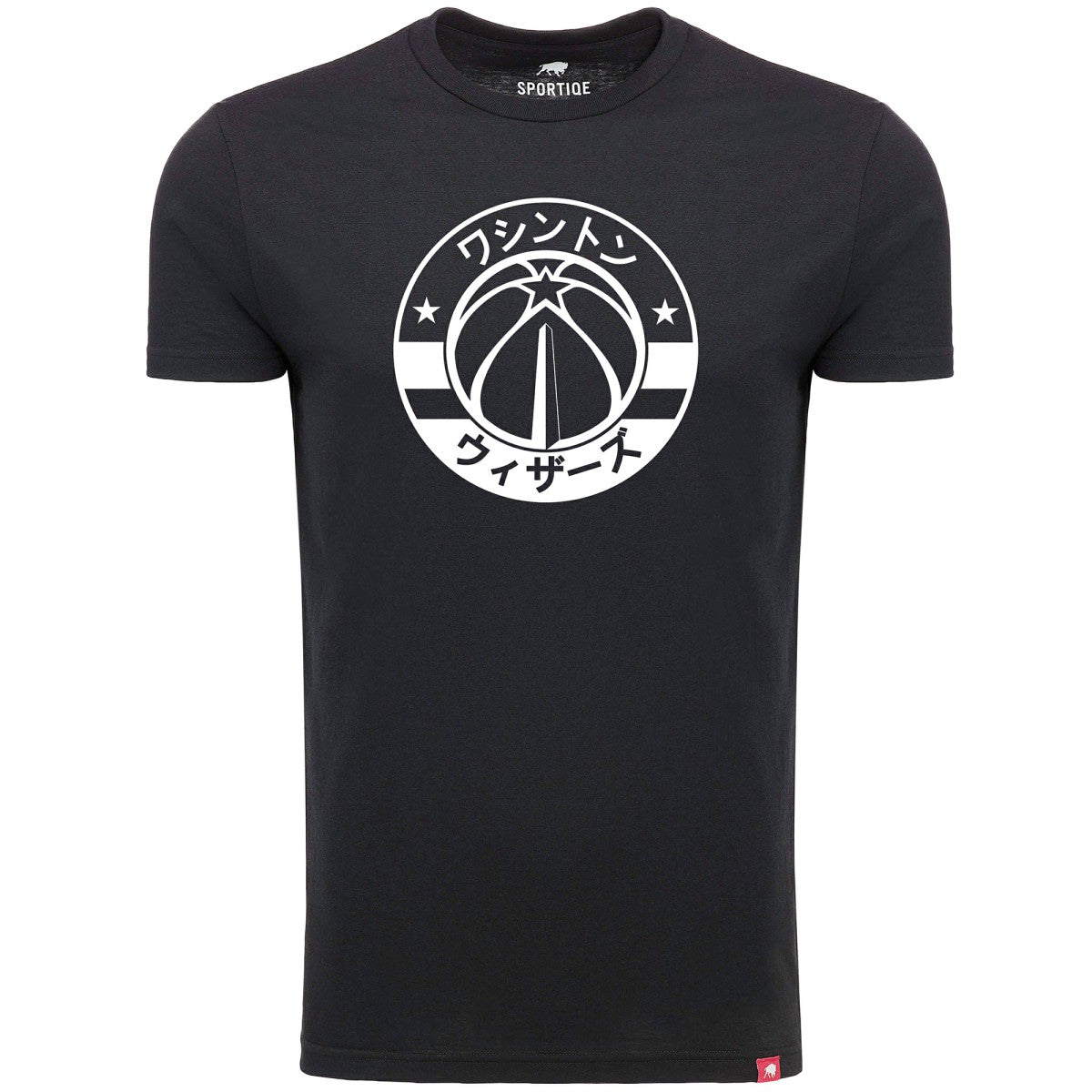 Black Washington Wizards Sportiqe Japanese Language Comfy Tri-Blend T-Shirt | NBA
