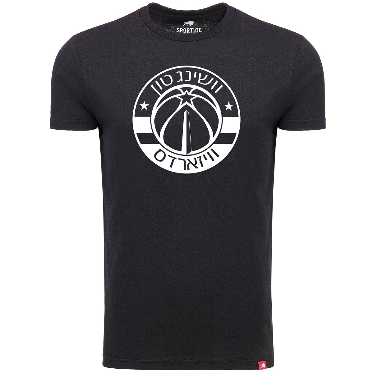 Black Washington Wizards Sportiqe Hebrew Language Comfy Tri-Blend T-Shirt | NBA
