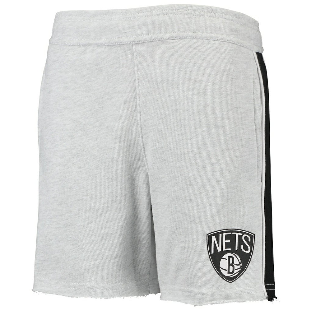 Heathered Gray Brooklyn Nets Youth Wingback Shorts | NBA