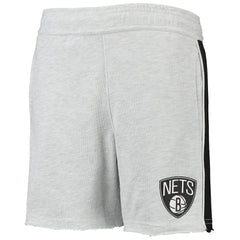 Heathered Gray Brooklyn Nets Youth Wingback Shorts | NBA