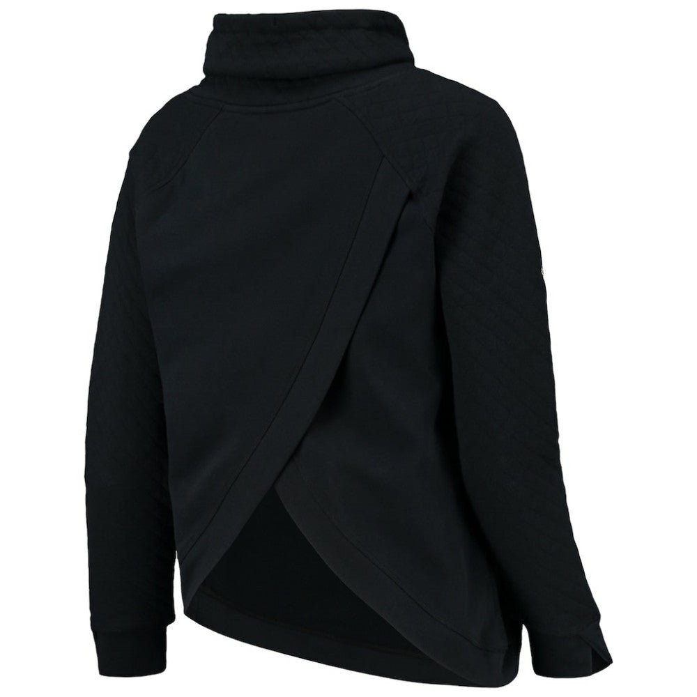 Chicago Cubs Levelwear Women's Vega Funnel Neck Raglan Pullover Sweatshirt - MLB Pullover