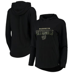 Washington Nationals Levelwear Women's Vivid Scuba Neck Pullover Hoodie - MLB Hoodies