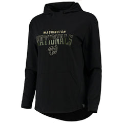 Washington Nationals Levelwear Women's Vivid Scuba Neck Pullover Hoodie - MLB Hoodies