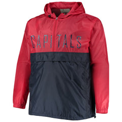 Washington Capitals Big & Tall Anorak Half-Zip Pullover Hoodie -  NHL Hoodies