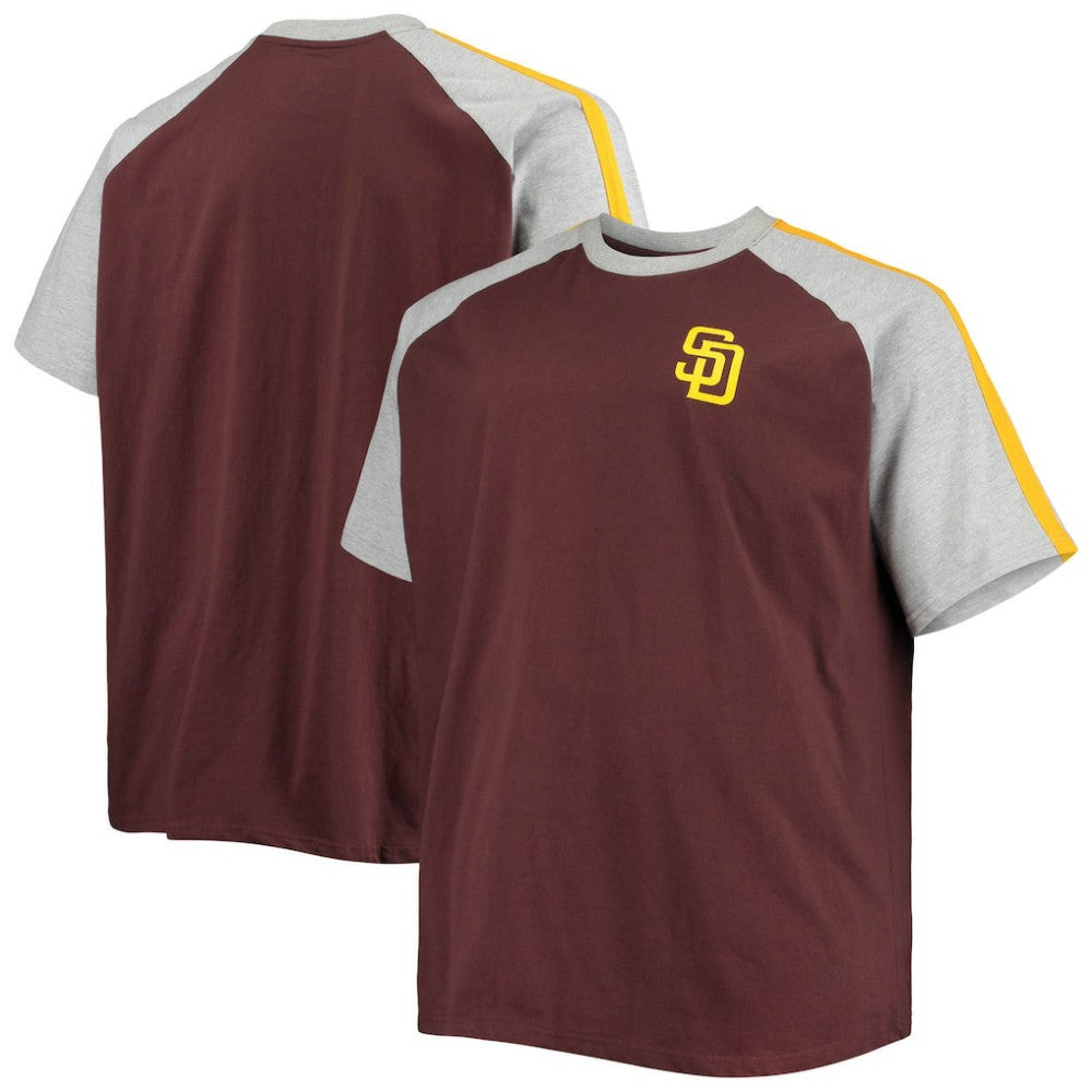 San Diego Padres Big & Tall Circular Raglan T-Shirt - MLB T-shirts