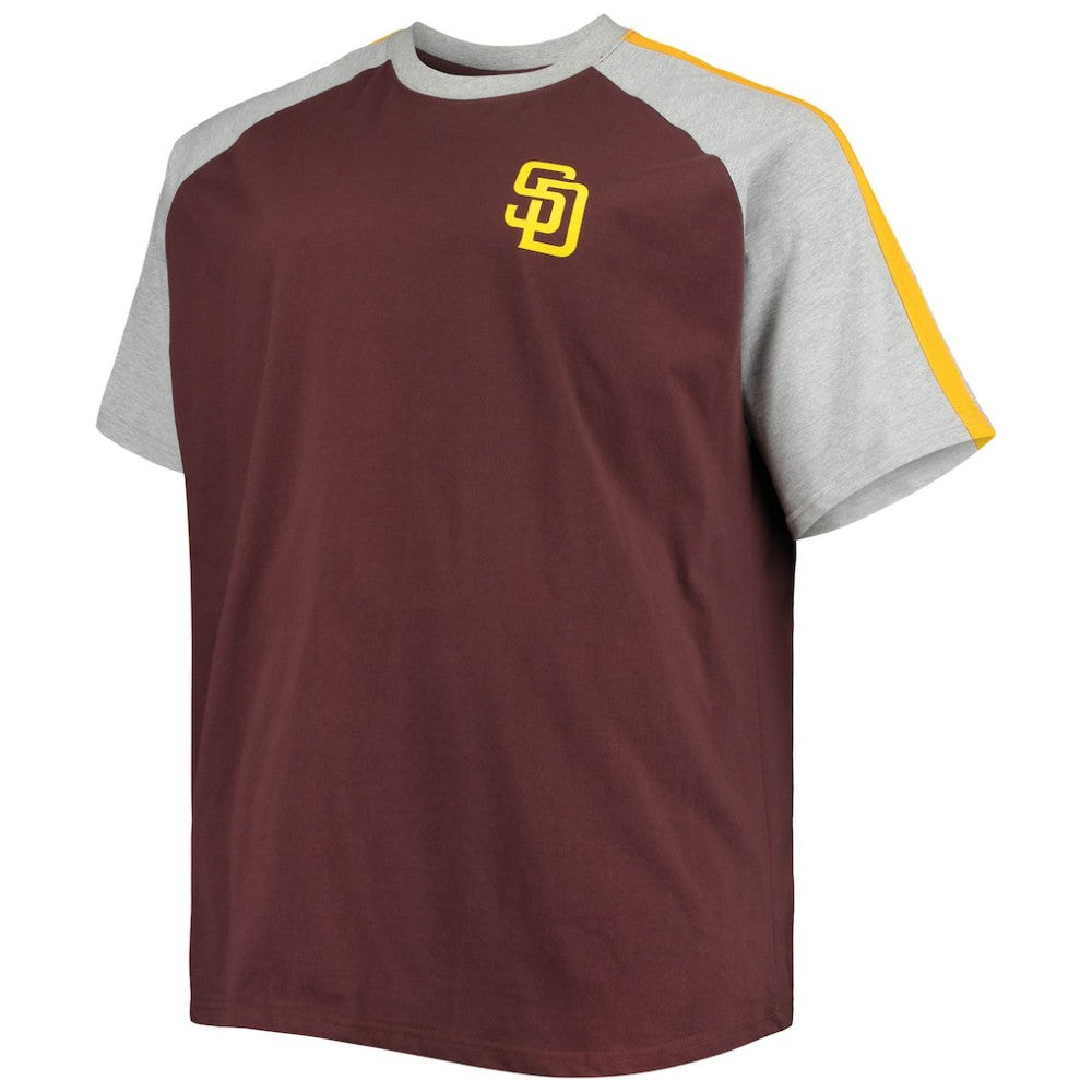 San Diego Padres Big & Tall Circular Raglan T-Shirt - MLB T-shirts