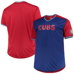Chicago Cubs Solid V-Neck T-Shirt - MLB T-shirts