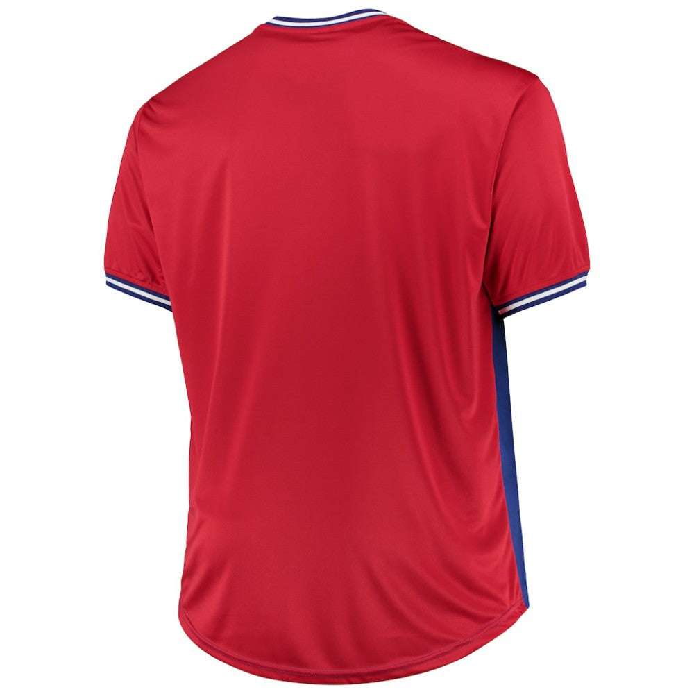 Chicago Cubs Solid V-Neck T-Shirt - MLB T-shirts