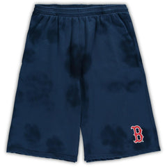 Boston Red Sox Big & Tall Tye Dye Fleece Shorts - MLB Shorts