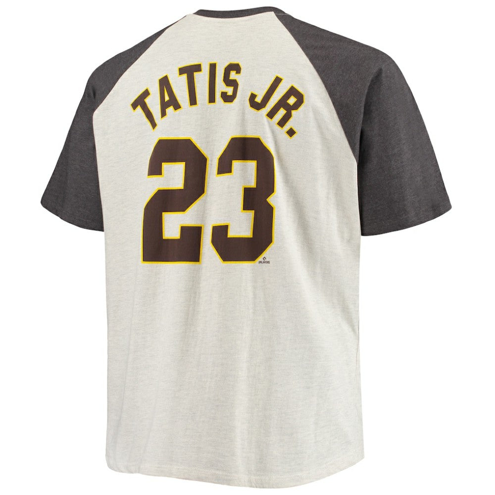 Fernando Tatis Jr. San Diego Padres Big & Tall Name & Number Raglan T-Shirt - MLB T-shirts