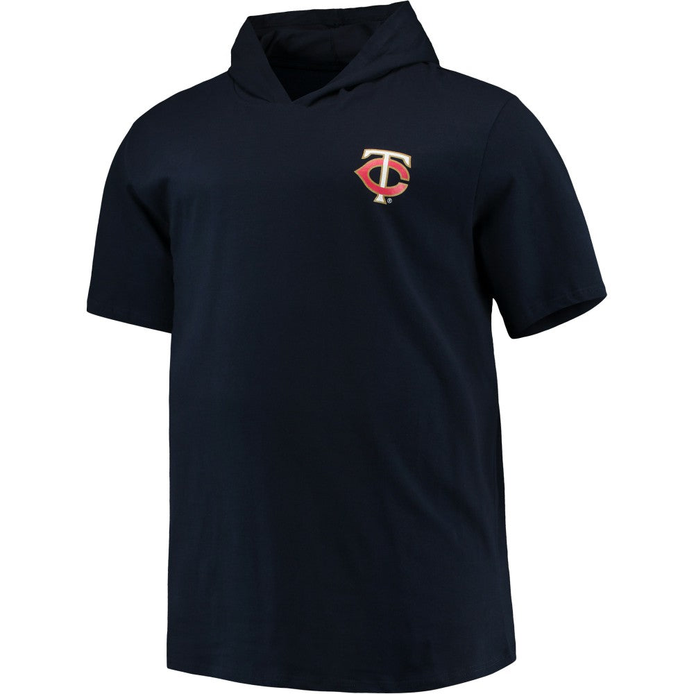 Minnesota Twins Big & Tall Jersey Short Sleeve Pullover Hoodie T-Shirt - MLB Jerseys