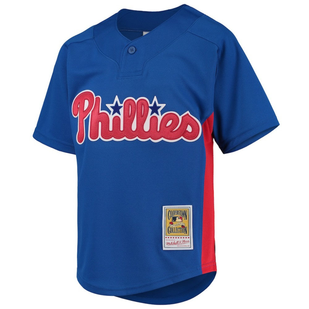Roy Halladay Philadelphia Phillies Mitchell & Ness Youth Cooperstown Collection Mesh Batting Practice Jersey - MLB Jerseys