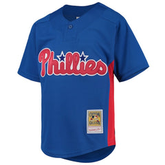 Roy Halladay Philadelphia Phillies Mitchell & Ness Youth Cooperstown Collection Mesh Batting Practice Jersey - MLB Jerseys