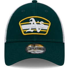 Athletics New Era Logo Patch 9FORTY Trucker Snapback Hat - MLB Hats