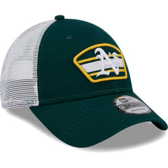 Athletics New Era Logo Patch 9FORTY Trucker Snapback Hat - MLB Hats