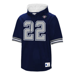 Dallas Cowboys Emmitt Smith  Retired Player Mesh Name & Number Hoodie T-Shirt | NFL Hot