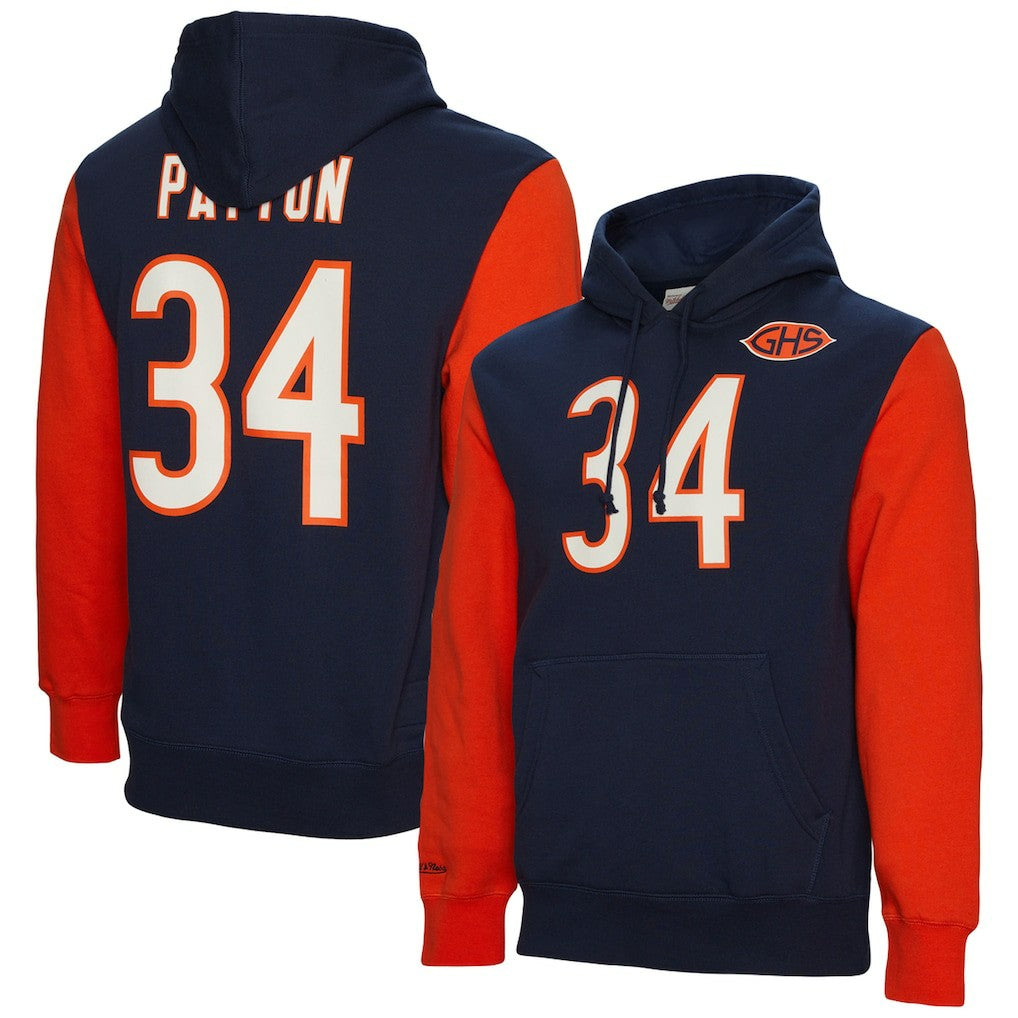 Chicago Bears Walter Payton  Retired Player Name & Number Pullover Hoodie | NFL On sale