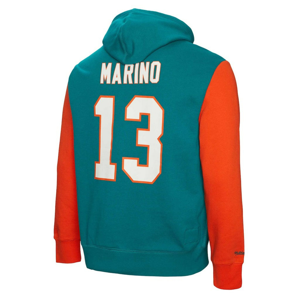 Miami Dolphins Dan Marino  Retired Player Name & Number Pullover Hoodie | NFL Outlet