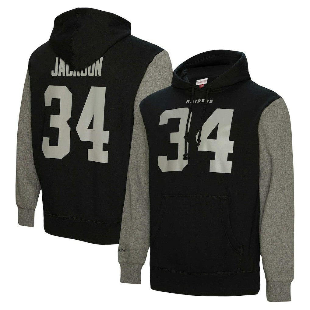Las Vegas Raiders Bo Jackson  Retired Player Name & Number Pullover Hoodie | NFL On sale
