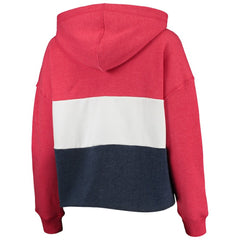 Washington Nationals '47 Women's Lizzy Cropped Pullover Hoodie - MLB Hoodies