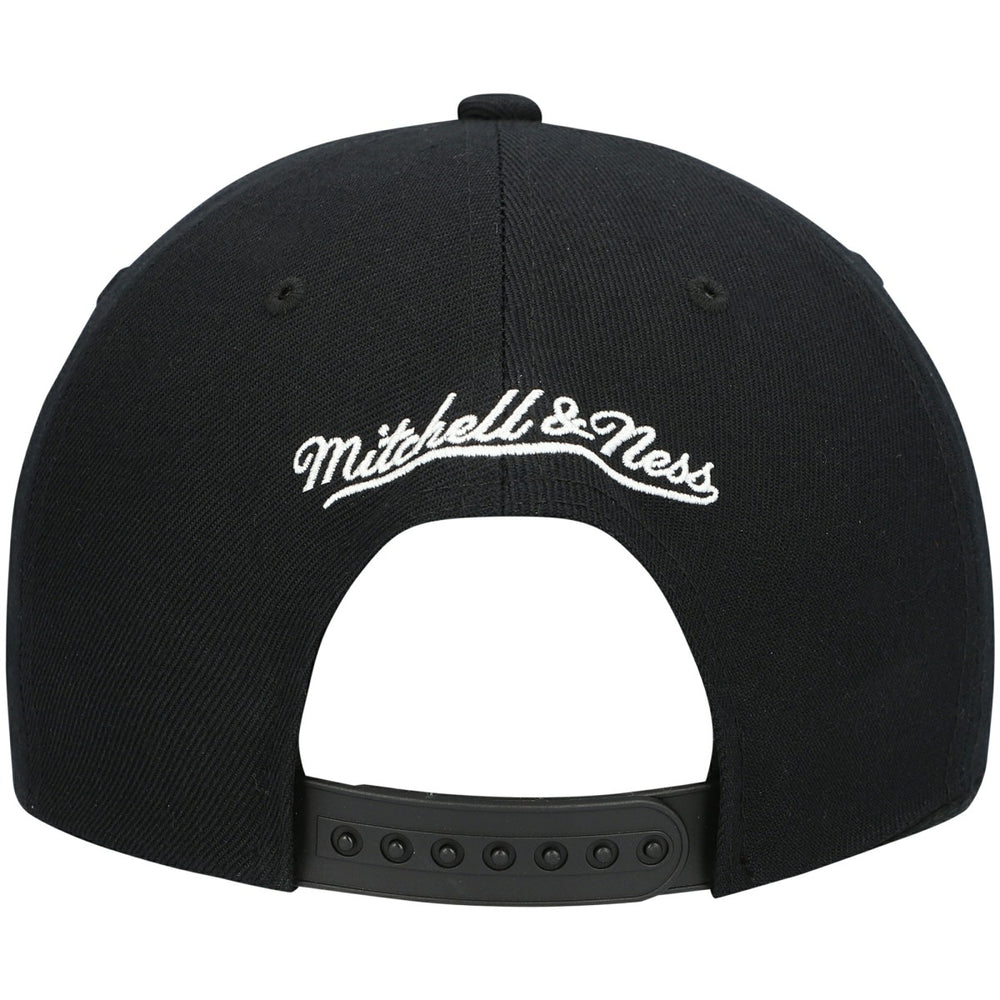 Black Miami Heat Hardwood Classics Script 2.0 Snapback Hat | NBA