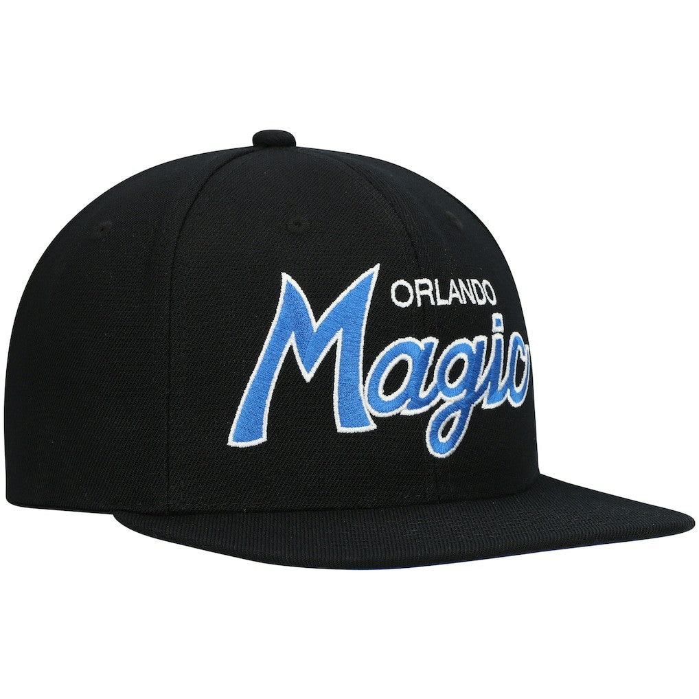 Black Orlando Magic Hardwood Classics Script 2.0 Snapback Hat sale | NBA