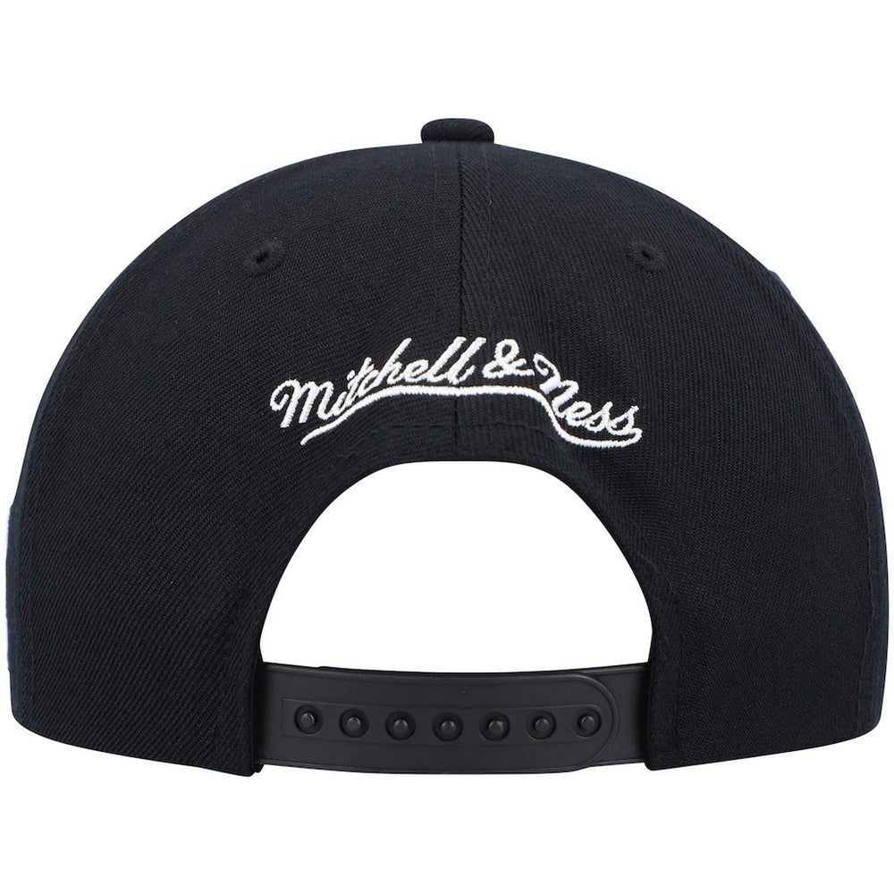 Black Philadelphia 76ers Hardwood Classics Script 2.0 Snapback Hat | NBA
