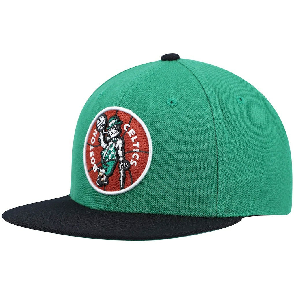Kelly Green/Black Boston Celtics Hardwood Classics Team Two-Tone 2.0 Snapback Hat | NBA