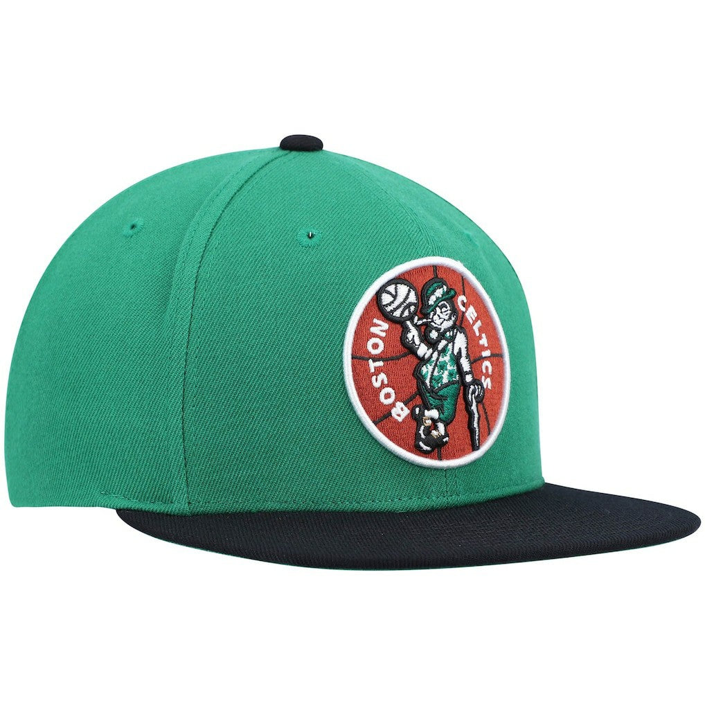 Kelly Green/Black Boston Celtics Hardwood Classics Team Two-Tone 2.0 Snapback Hat | NBA