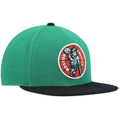 Kelly Green/Black Boston Celtics Hardwood Classics Team Two-Tone 2.0 Snapback Hat | NBA