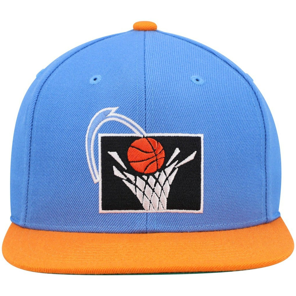 Blue/Orange Cleveland Cavaliers Hardwood Classics Team Two-Tone 2.0 Snapback Hat sale | NBA