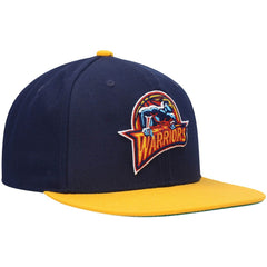 Navy/Gold Golden State Warriors Hardwood Classics Team Two-Tone 2.0 Snapback Hat sale | NBA